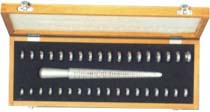 Mental Ring Stick & Ring Sizer Set in Wooden Box
