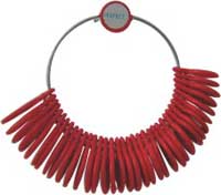 Red colour plastic