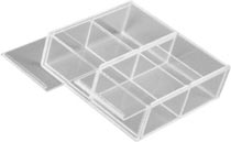 PLASTIC STORAGE FOR PARCEL PAPERS