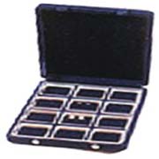 DELUXE RING-EARINGS BOX VELVET-LINED